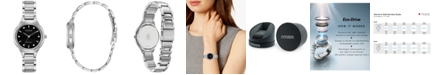 Citizen Eco-Drive Women's Corso Diamond-Accent Stainless Steel Bracelet Watch 29mm